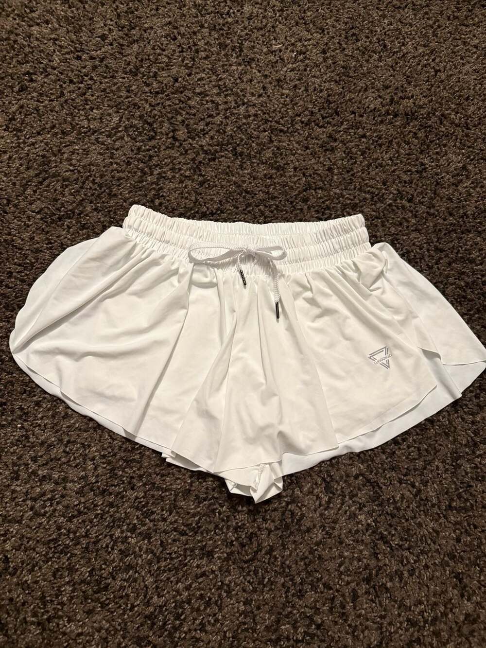 Luogongzi 2-in-1 Flowy Athletic Running Shorts
